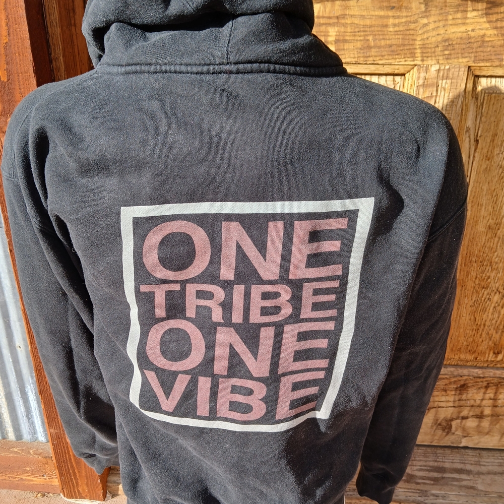 One TRIBE One Vibe Hoodie Zippered Sweatshirt SBG Straight Blast GYM UNISEX
